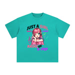 Anime Girl and K-Pop Graphic Tee-INNBLAC Fashion Apparel