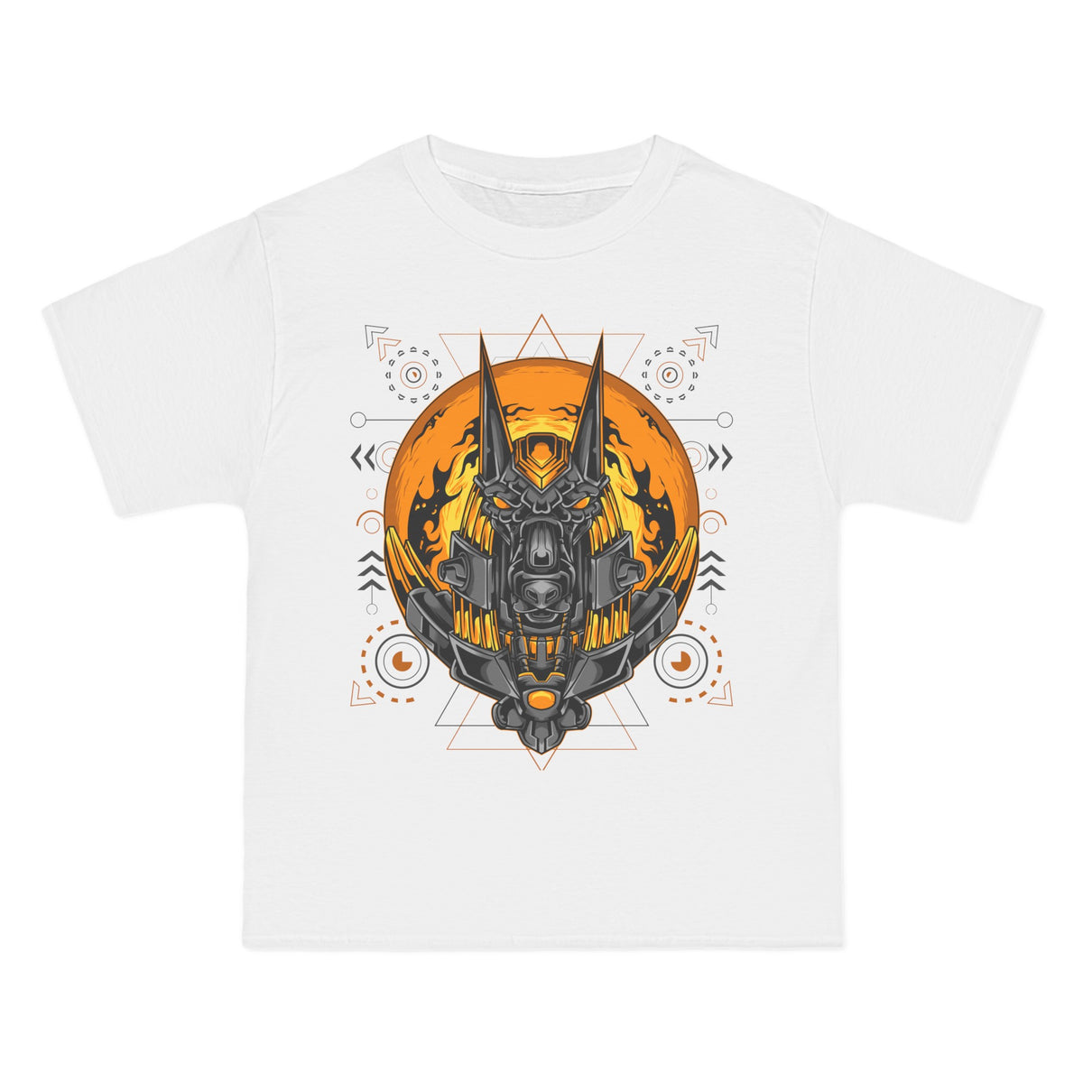 Anubis Head Cyborg Graphic Tee-INNBLAC Fashion Apparel