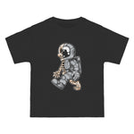 Astronaut Half Skull Graphic Tee-INNBLAC Fashion Apparel