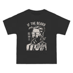 Bearded Gentleman Chinese Characters Graphic Tee-INNBLAC Fashion Apparel