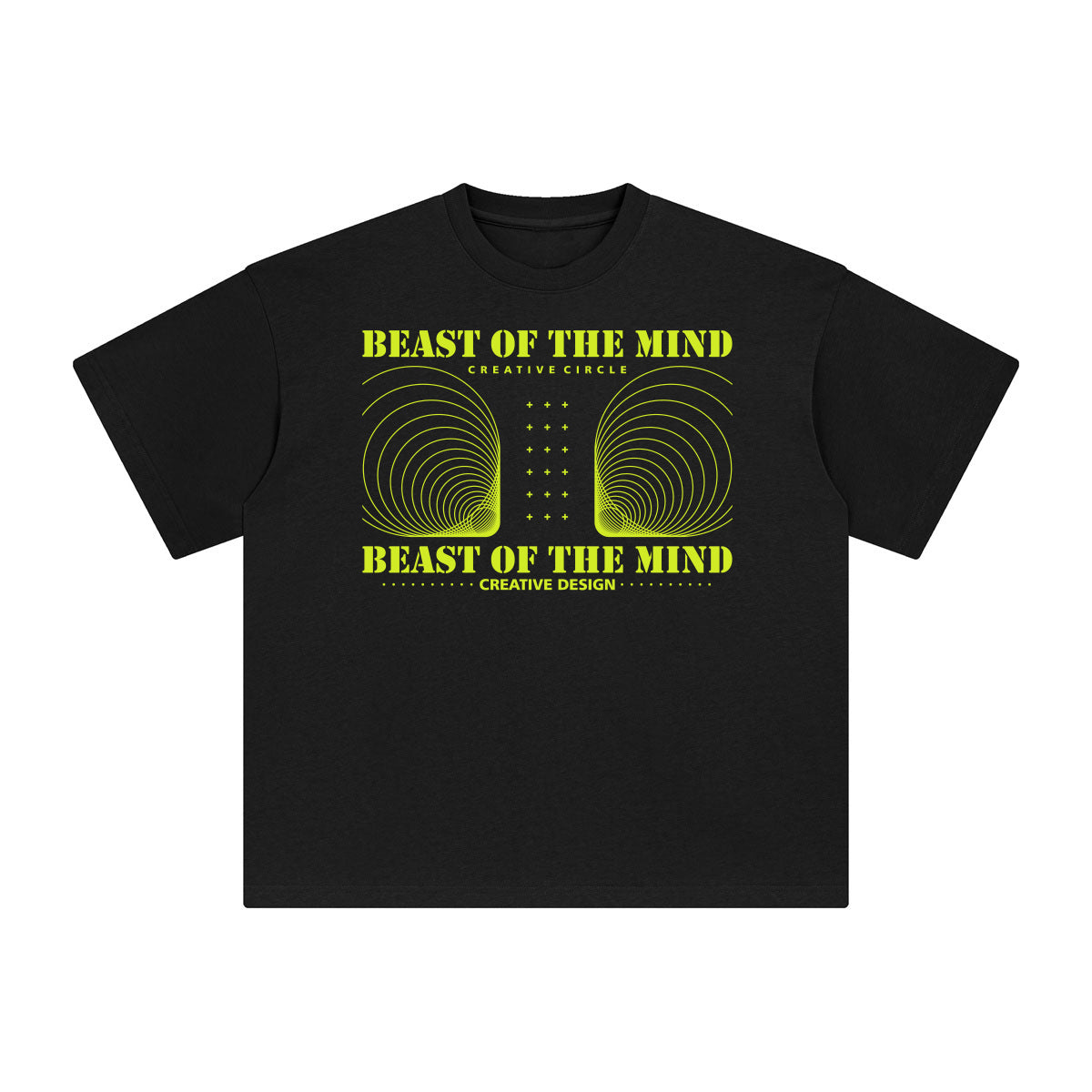 Beast of the Mind Abstract Graphic Tee-INNBLAC Fashion Apparel
