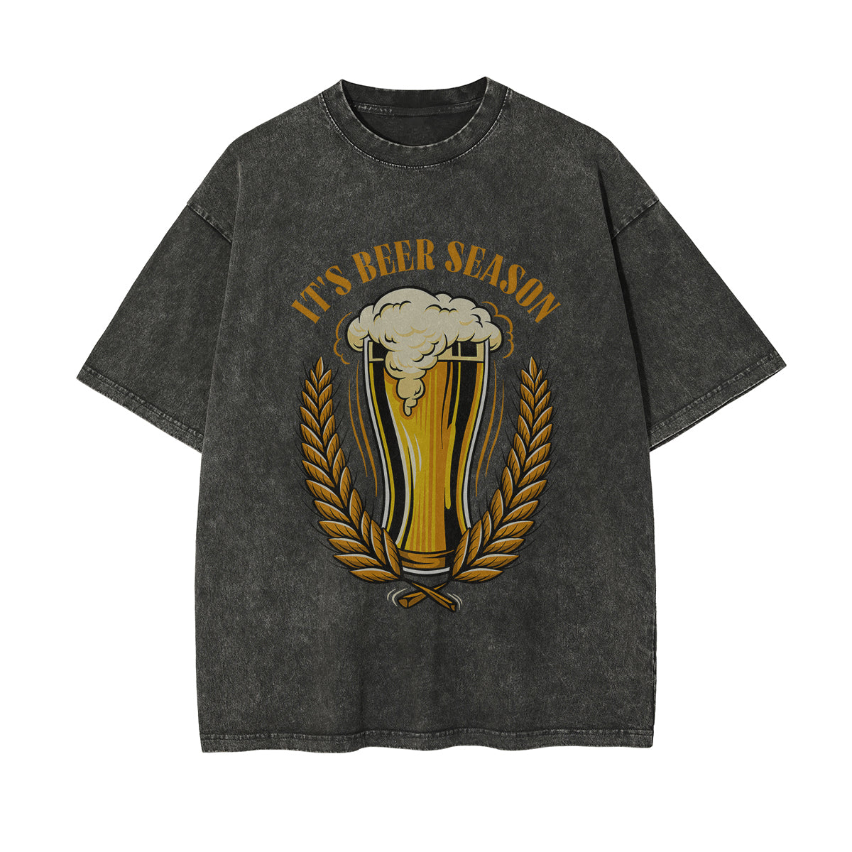 Beer Graphic Thick T Shirt-INNBLAC Fashion Apparel