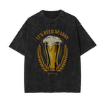 Beer Graphic Thick T Shirt-INNBLAC Fashion Apparel