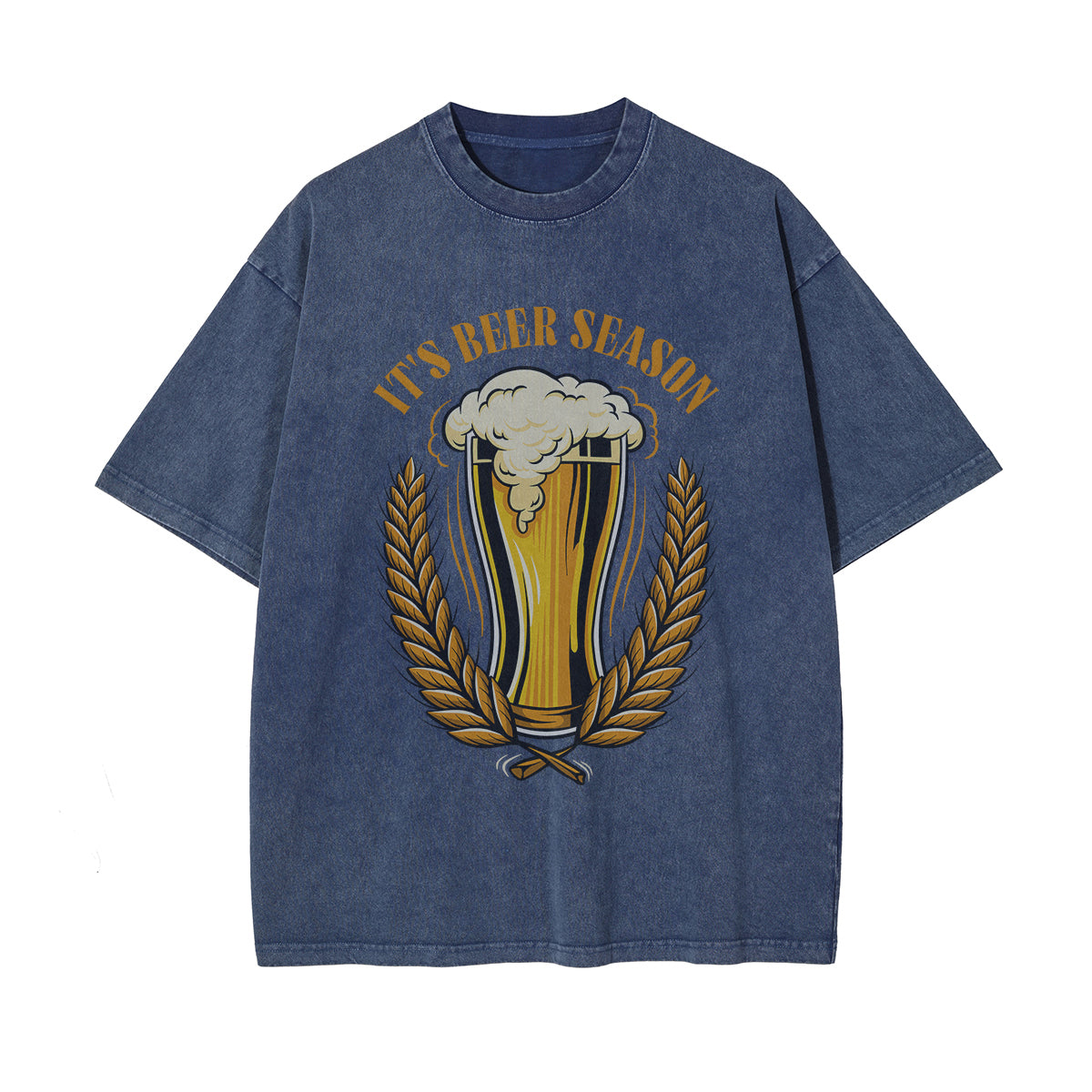 Beer Graphic Thick T Shirt-INNBLAC Fashion Apparel