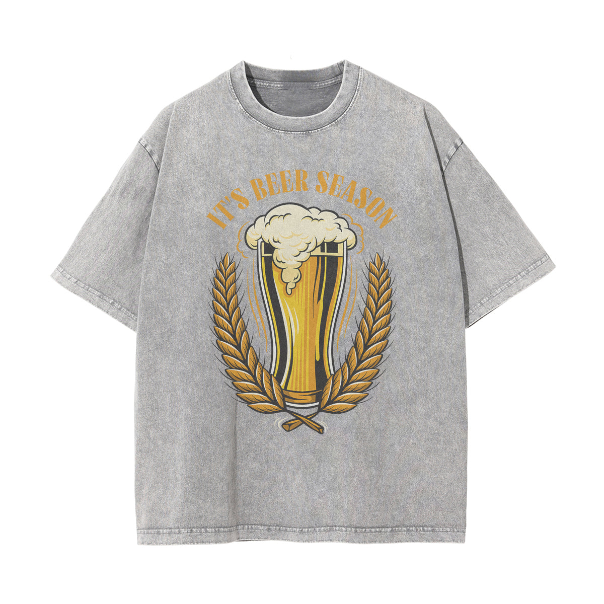 Beer Graphic Thick T Shirt-INNBLAC Fashion Apparel