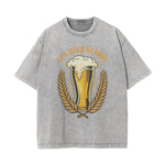 Beer Graphic Thick T Shirt-INNBLAC Fashion Apparel