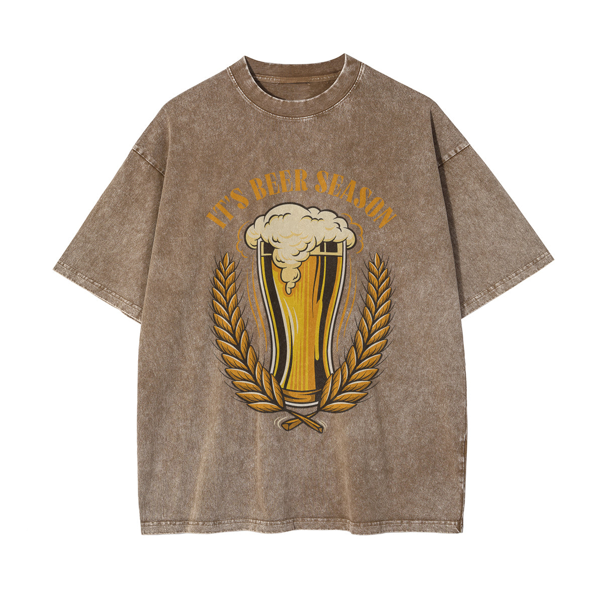 Beer Graphic Thick T Shirt-INNBLAC Fashion Apparel