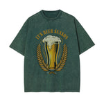 Beer Graphic Thick T Shirt-INNBLAC Fashion Apparel