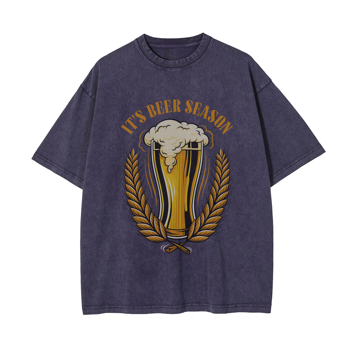 Beer Graphic Thick T Shirt-INNBLAC Fashion Apparel