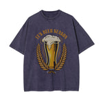Beer Graphic Thick T Shirt-INNBLAC Fashion Apparel