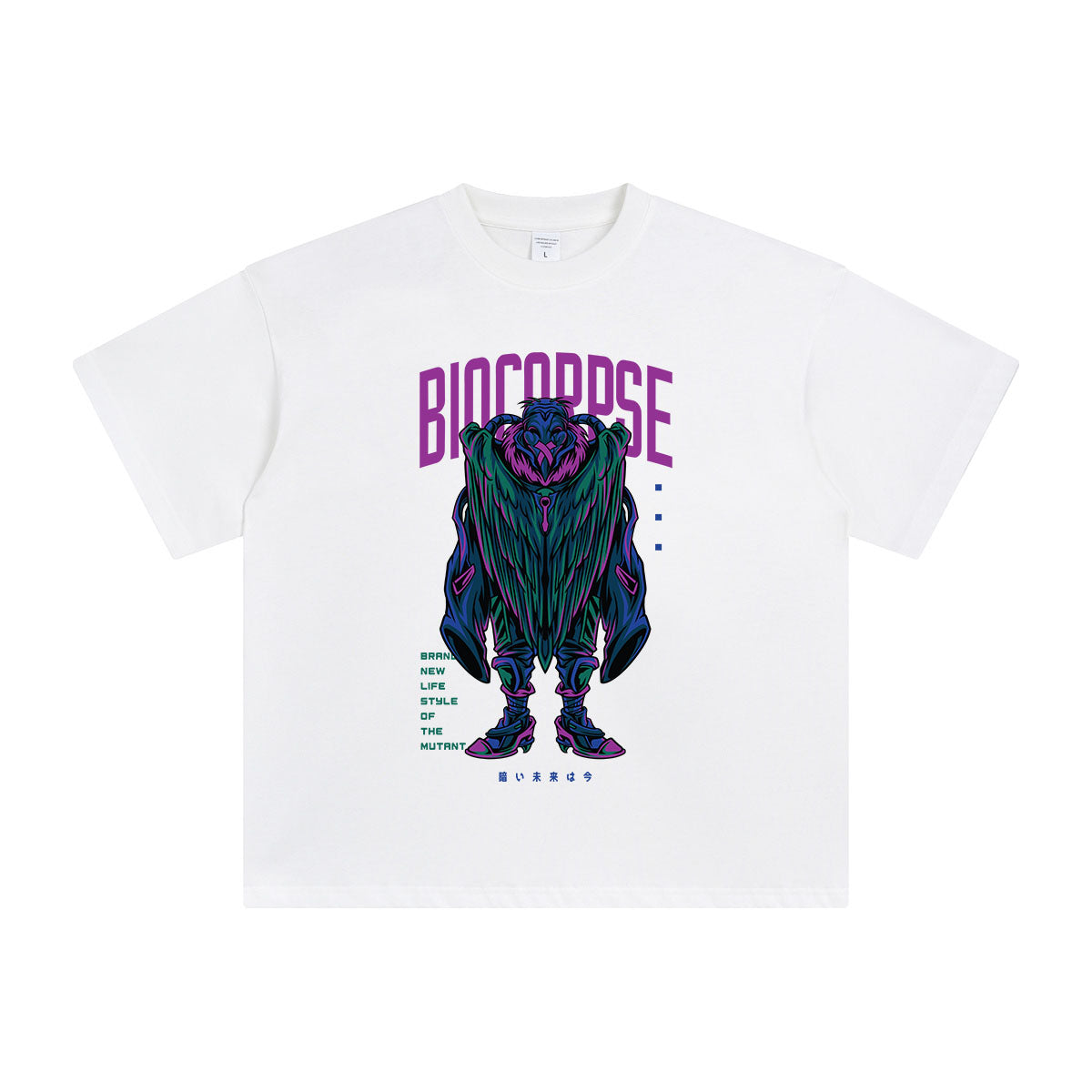 Bio Corpse Streetwear Graphic T Shirt-INNBLAC Fashion Apparel