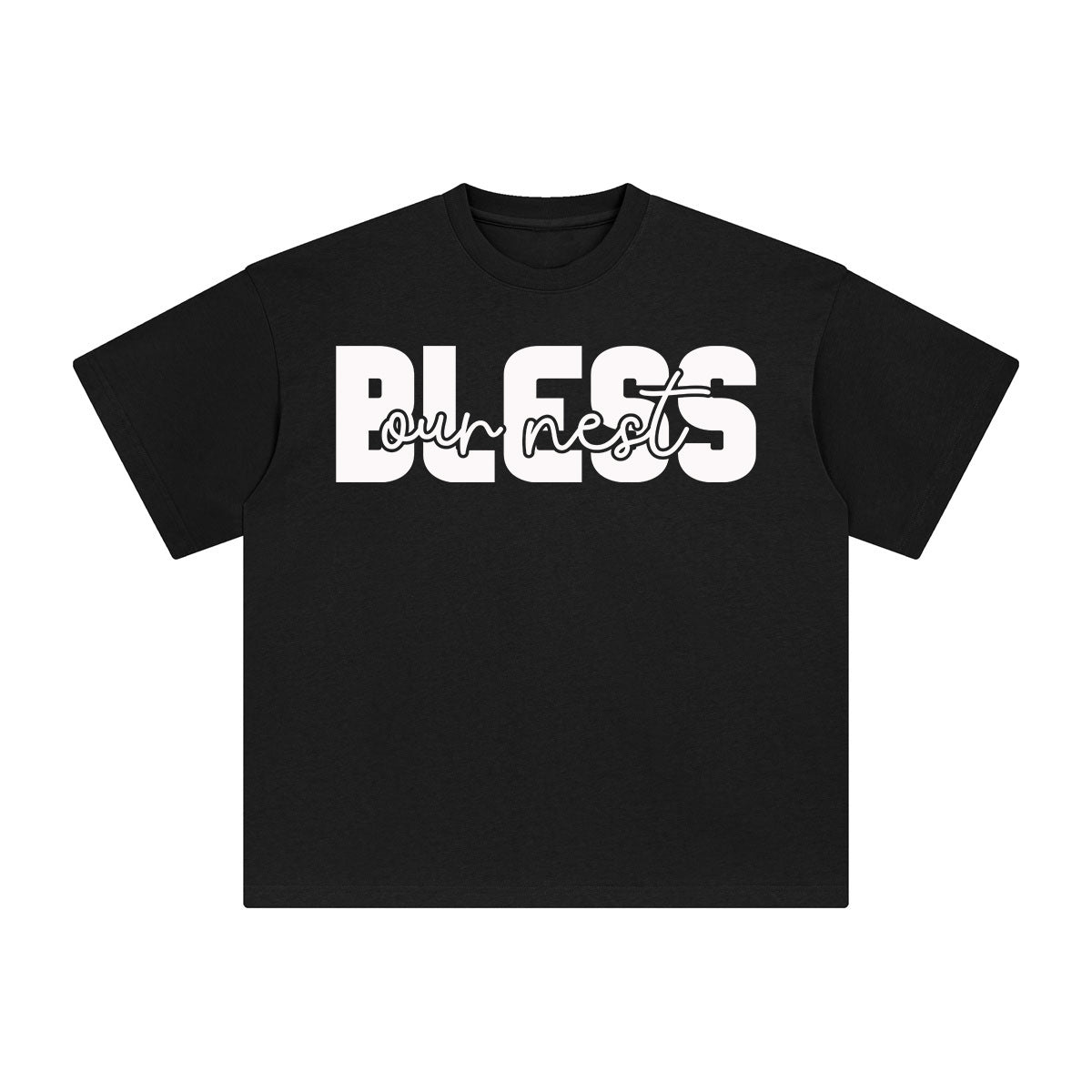 Bless Our Nest Graphic Tee-INNBLAC Fashion Apparel