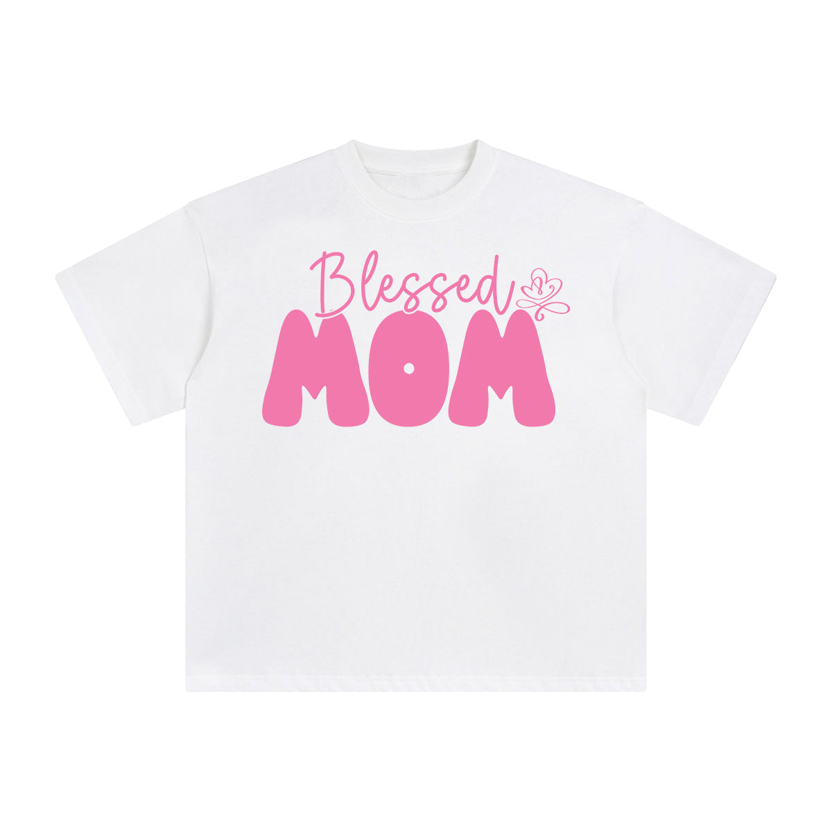 Blessed Mom Graphic Tee-INNBLAC Fashion Apparel