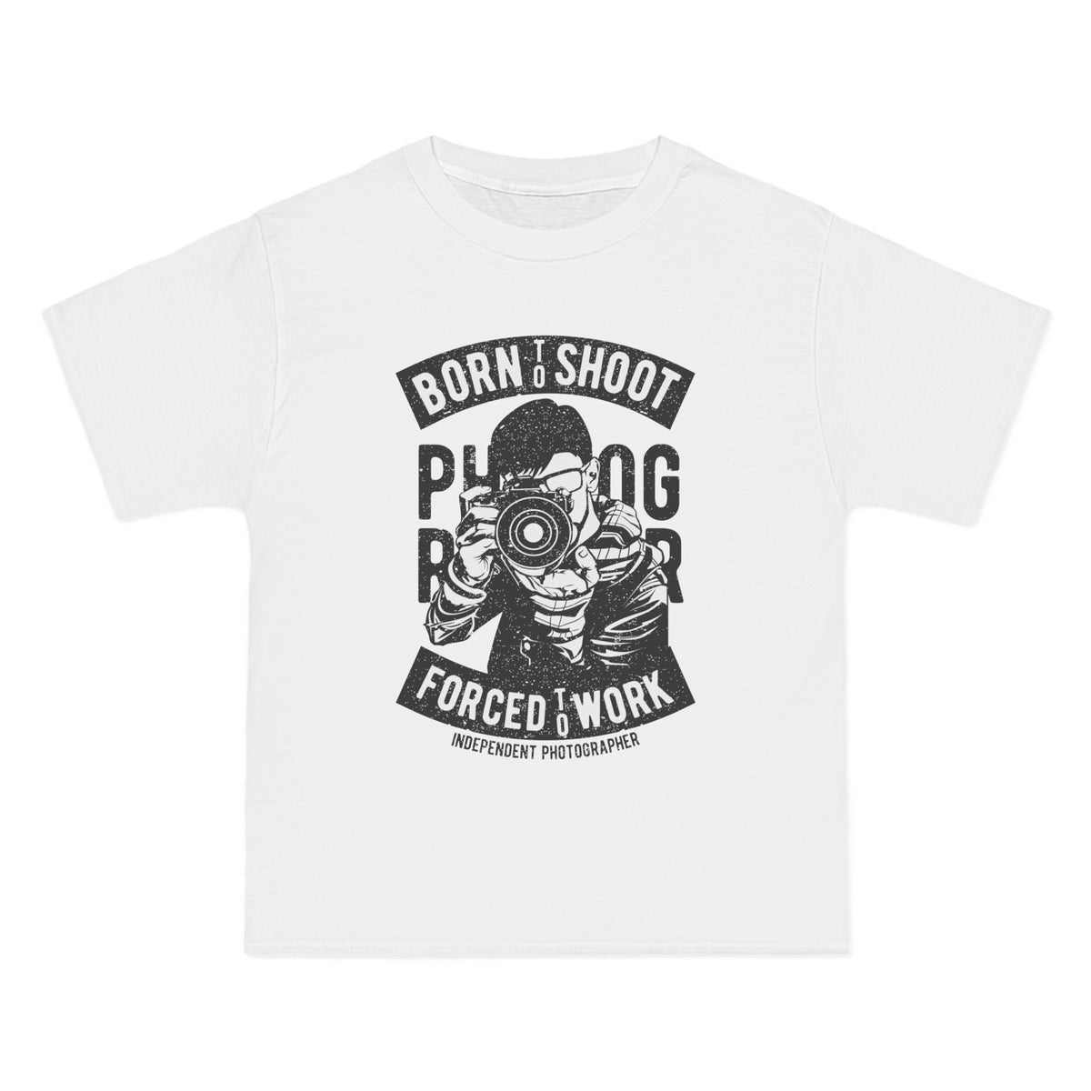 Born To Shoot Retro Graphic Tee-INNBLAC Fashion Apparel