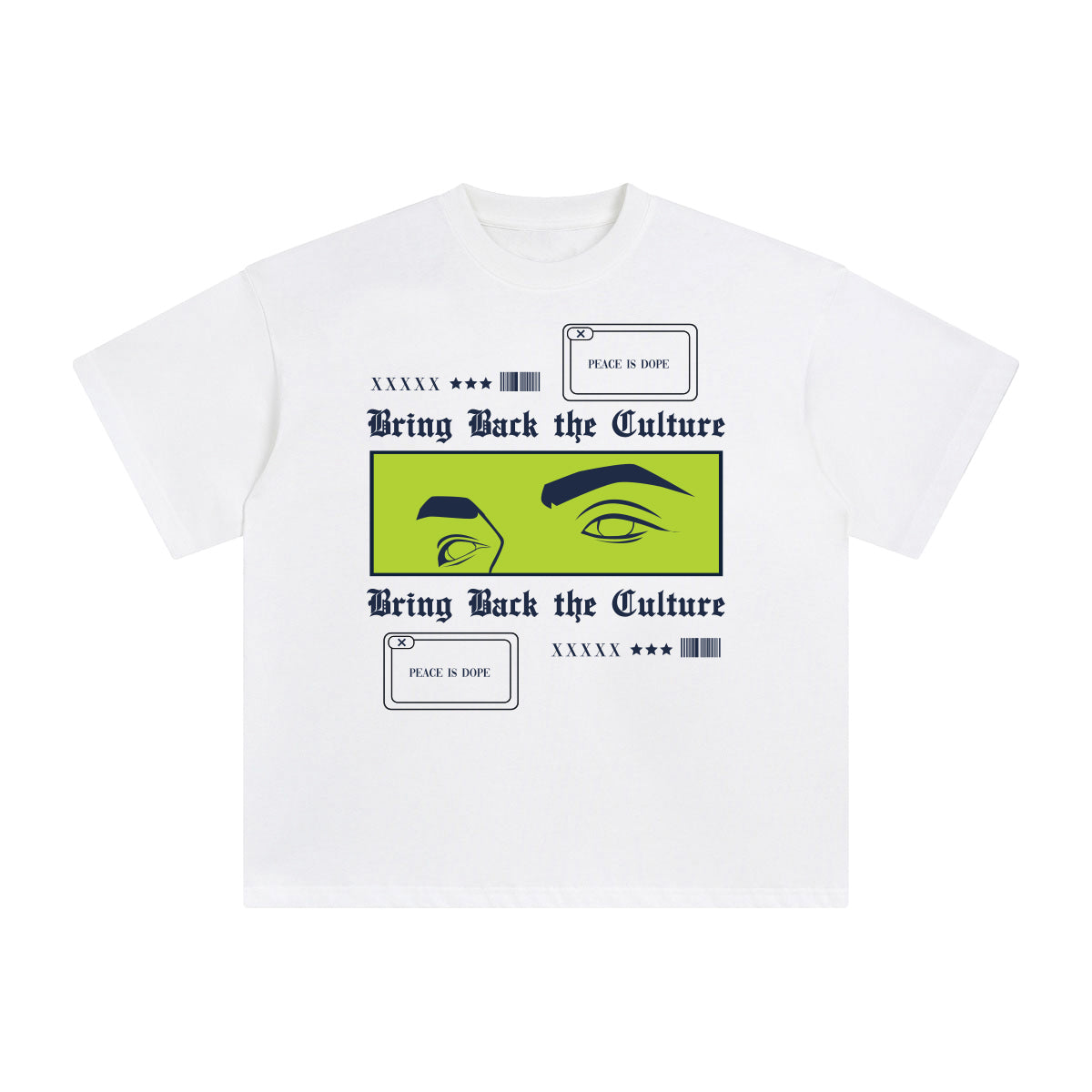 Bring Back the Culture Abstract Graphic Tee-INNBLAC Fashion Apparel