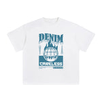 Careless Abstract Art Graphic Tee-INNBLAC Fashion Apparel