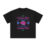 Careless Mind Abstract Graphic Tee-INNBLAC Fashion Apparel