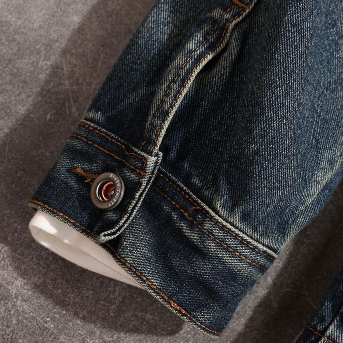 Cargo Pockets Washed Denim Jacket-INNBLAC Fashion Apparel