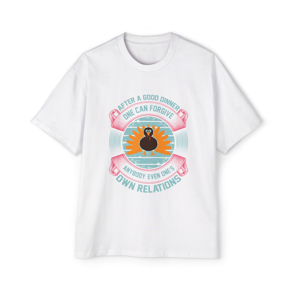 Cartoon Peacock Retro Graphic Tee-INNBLAC Fashion Apparel