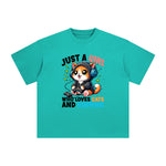 Cats And Gaming Anime Graphic Tee-INNBLAC Fashion Apparel