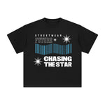 Chasing the Star Abstract Graphic Tee-INNBLAC Fashion Apparel