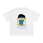 Chill Out Humanity Abstract Graphic Tee-INNBLAC Fashion Apparel