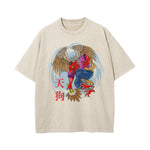 Chinese Characters Japanese Creature Graphic Tee-INNBLAC Fashion Apparel