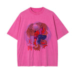 Chinese Characters Japanese Creature Graphic Tee-INNBLAC Fashion Apparel