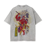 Chinese Characters Japanese Mythology Graphic Tee-INNBLAC Fashion Apparel
