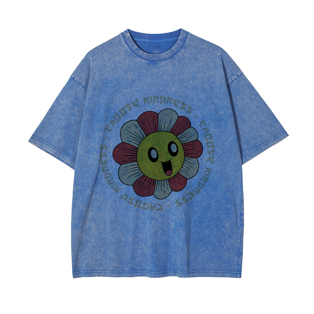 Choose Kindness Graphic Washed Tee-INNBLAC Fashion Apparel