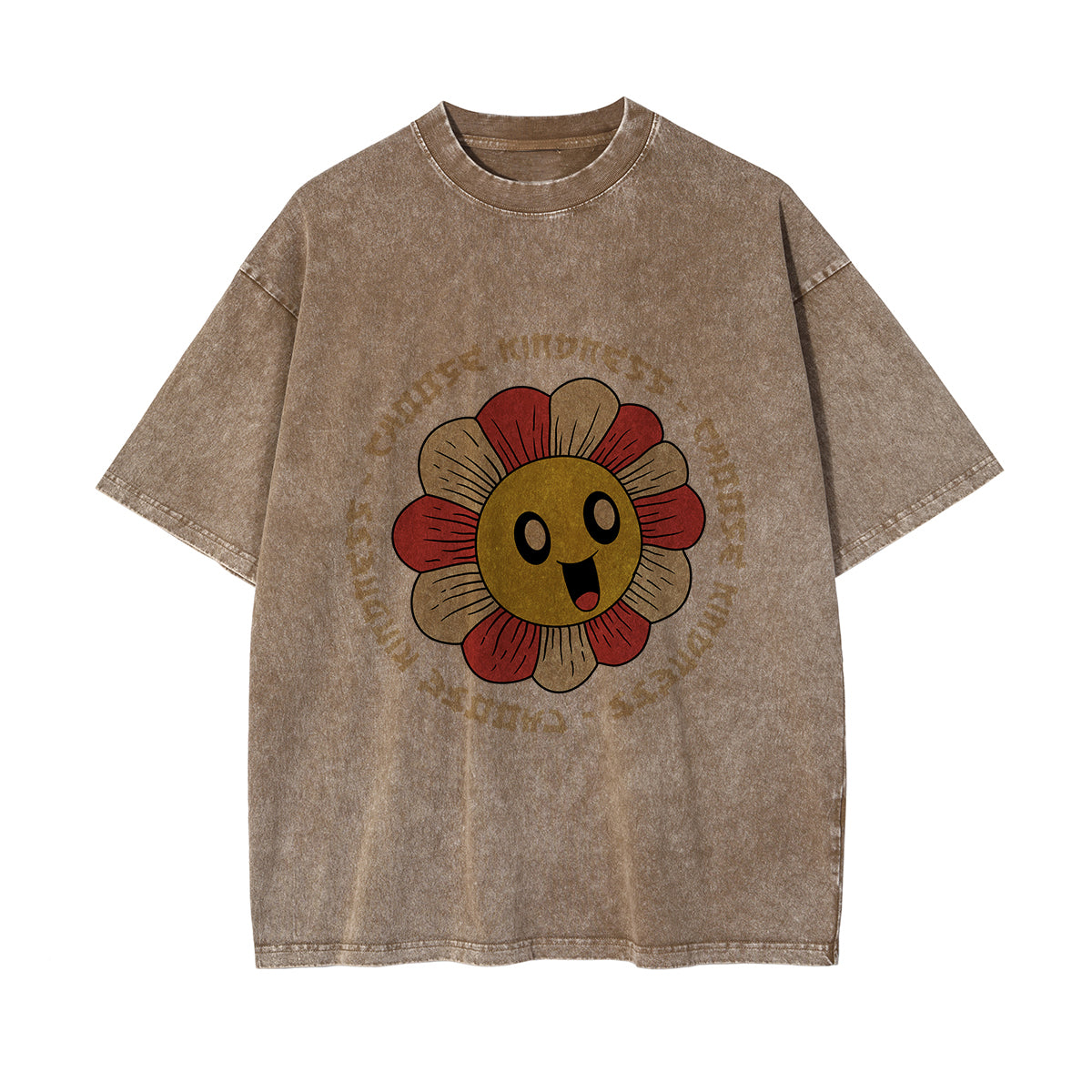 Choose Kindness Graphic Washed Tee-INNBLAC Fashion Apparel