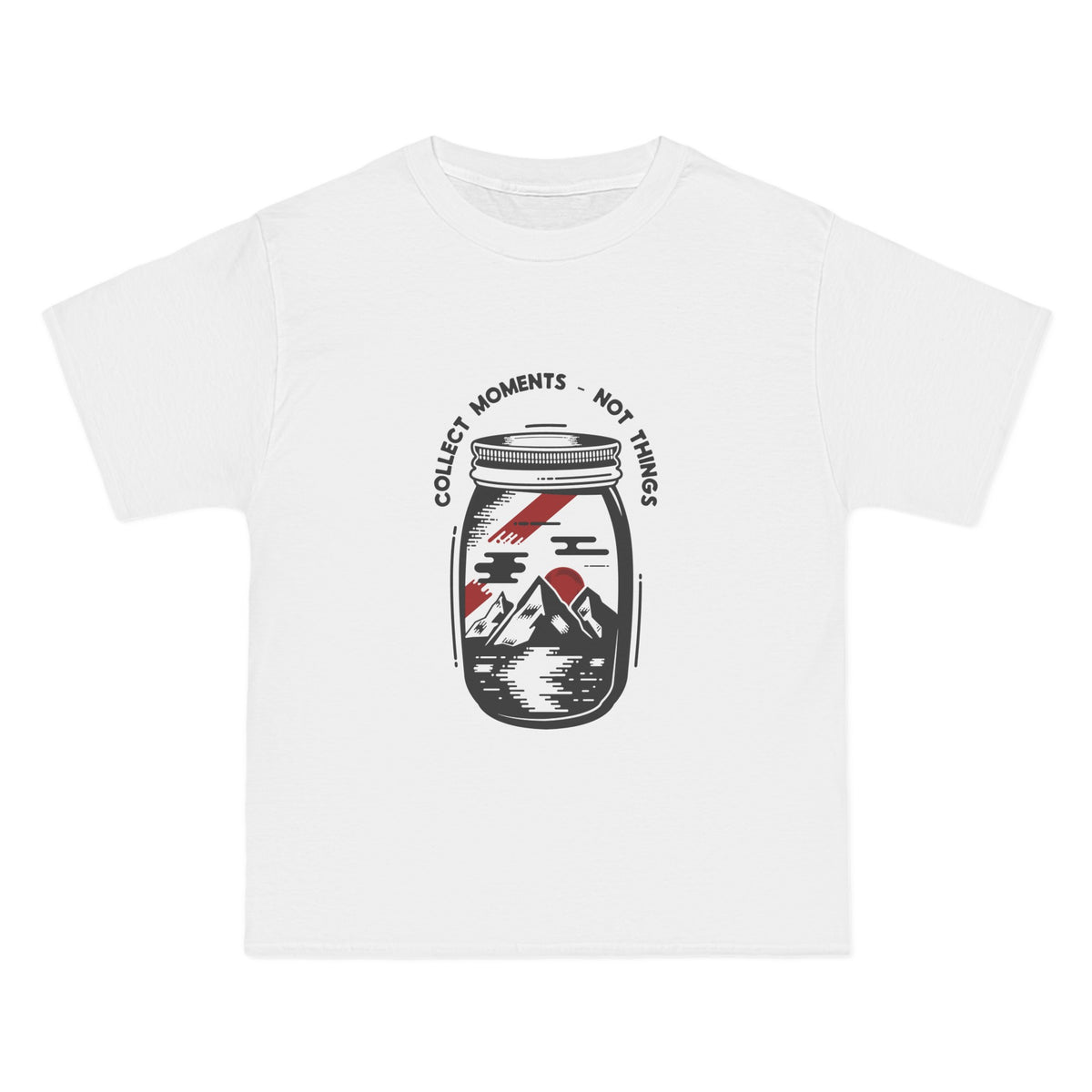 Collect Moments - Not Things Graphic Tee-INNBLAC Fashion Apparel