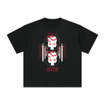 Conquer Your Fears Skull Graphic Tee-INNBLAC Fashion Apparel