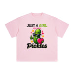 Cool Pickles Cartoon Graphic Tee-INNBLAC Fashion Apparel