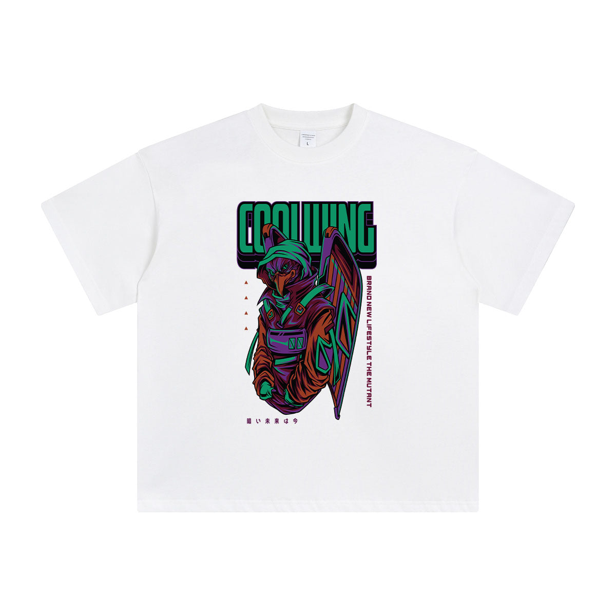 Cool Wing Mutant Streetwear T Shirt-INNBLAC Fashion Apparel