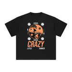 Crazy Little Thinker Abstract Graphic Tee-INNBLAC Fashion Apparel