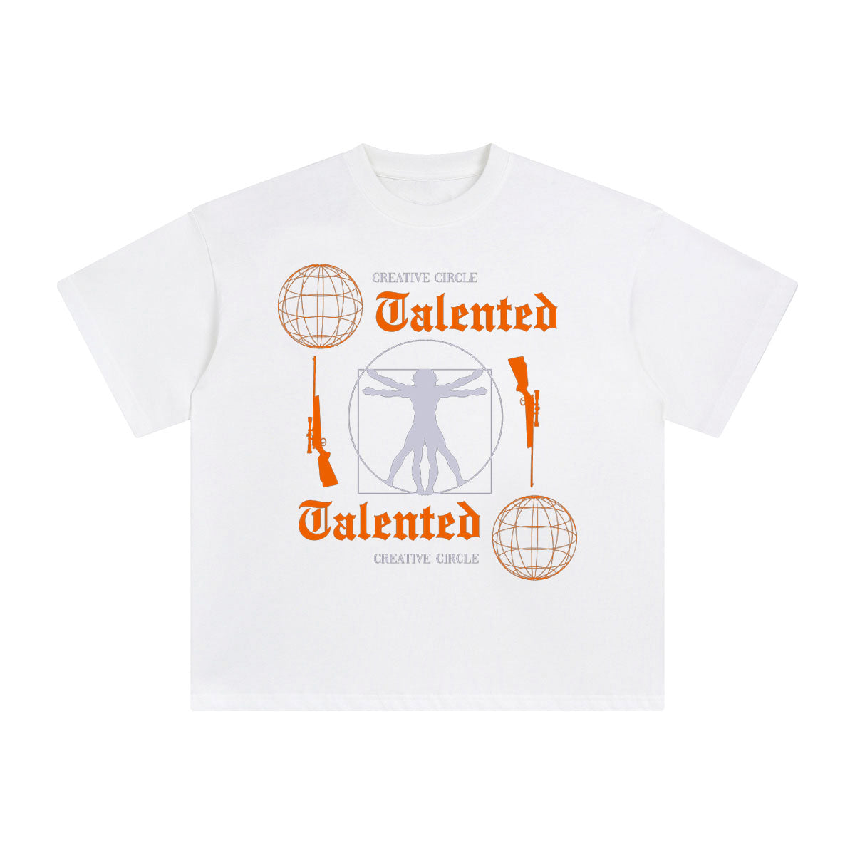 Creative Circle Talented Graphic Tee-INNBLAC Fashion Apparel