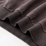 Crew Neck Faded Sweatshirt-INNBLAC Fashion Apparel