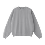 Crew Neck Faded Sweatshirt-INNBLAC Fashion Apparel