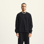 Crew Neck Oversized Couple Sweatshirts-INNBLAC Fashion Apparel