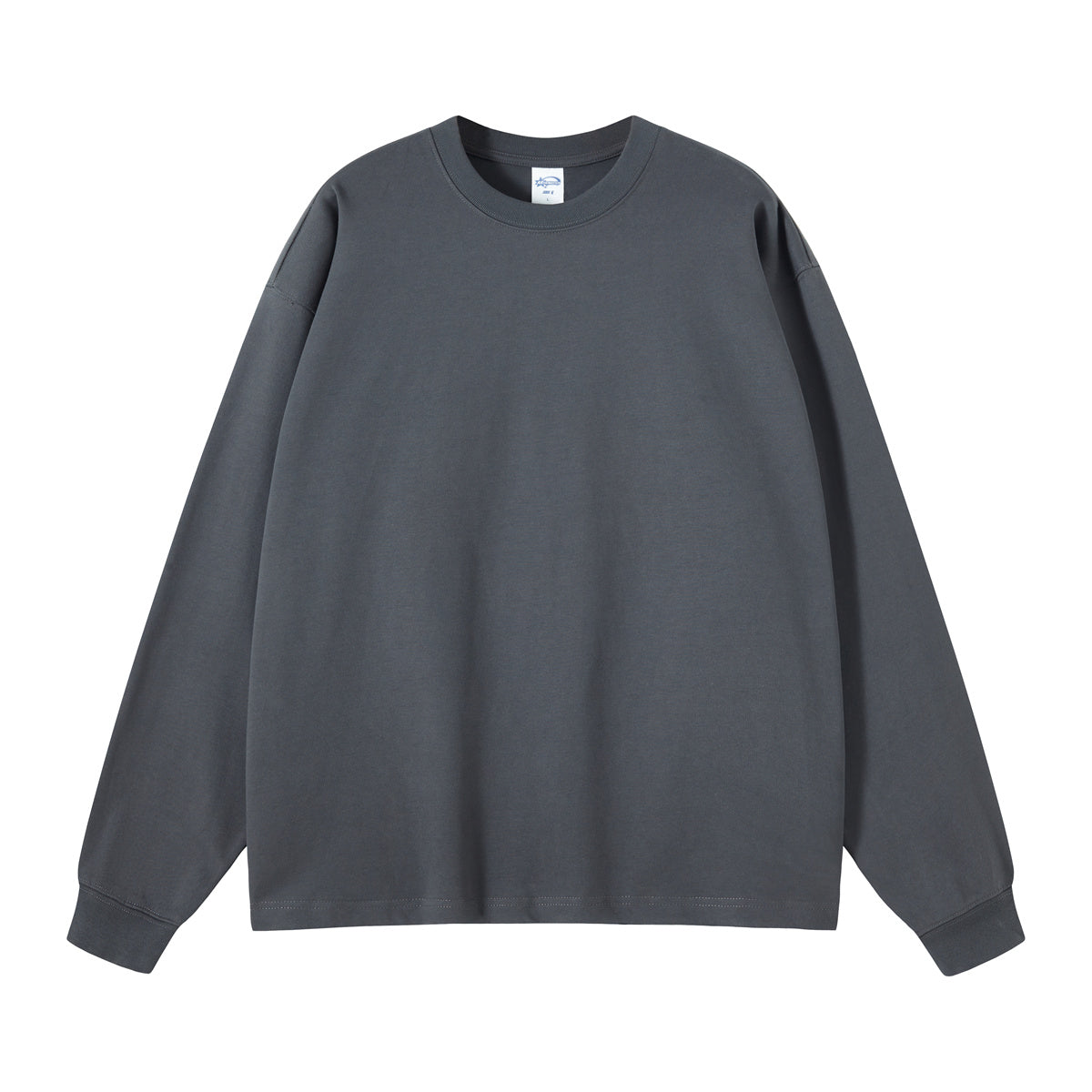 Crew Neck Solid Color Sweatshirt-INNBLAC Fashion Apparel