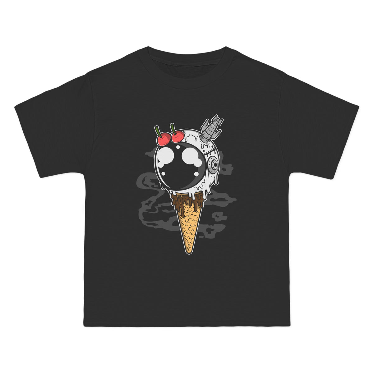 Cute lce Cream Astronaut Graphic Tee-INNBLAC Fashion Apparel