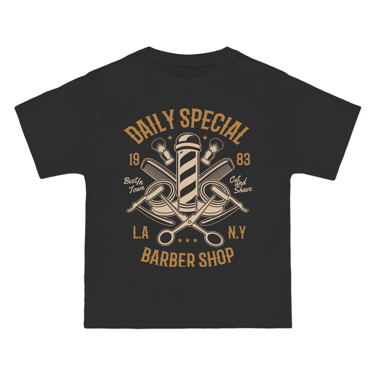 Daily Special Barber Shop Graphic Tee-INNBLAC Fashion Apparel