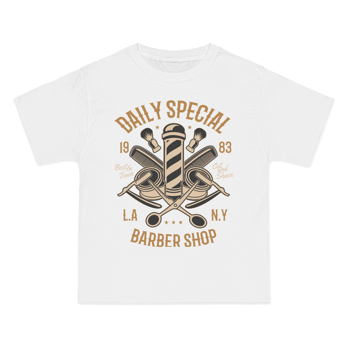 Daily Special Barber Shop Graphic Tee-INNBLAC Fashion Apparel