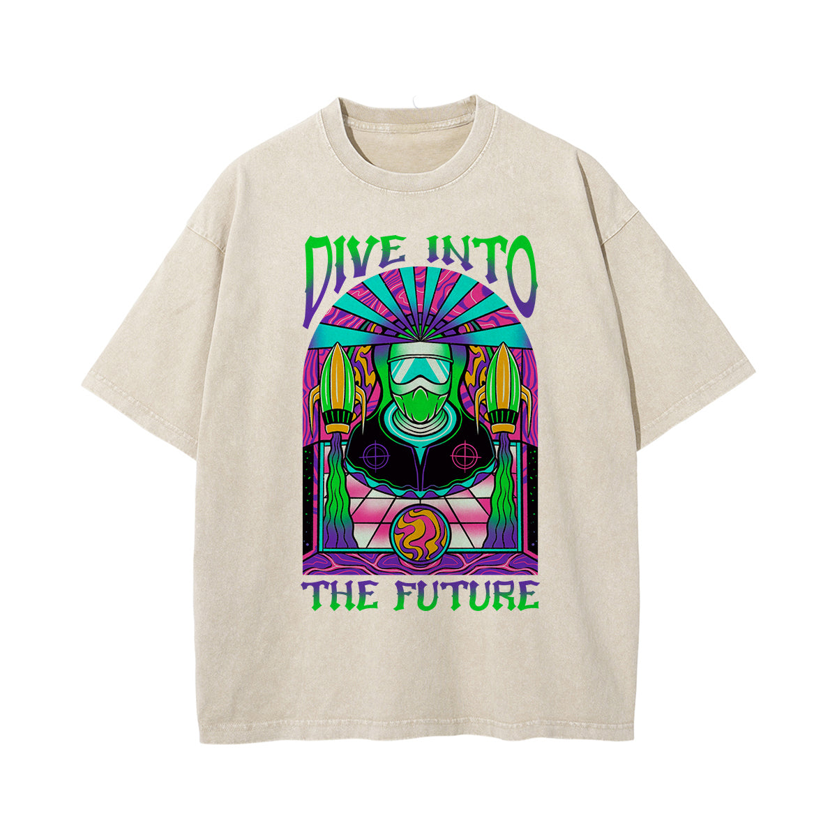 Dive Into The Future Graphic Tee-INNBLAC Fashion Apparel