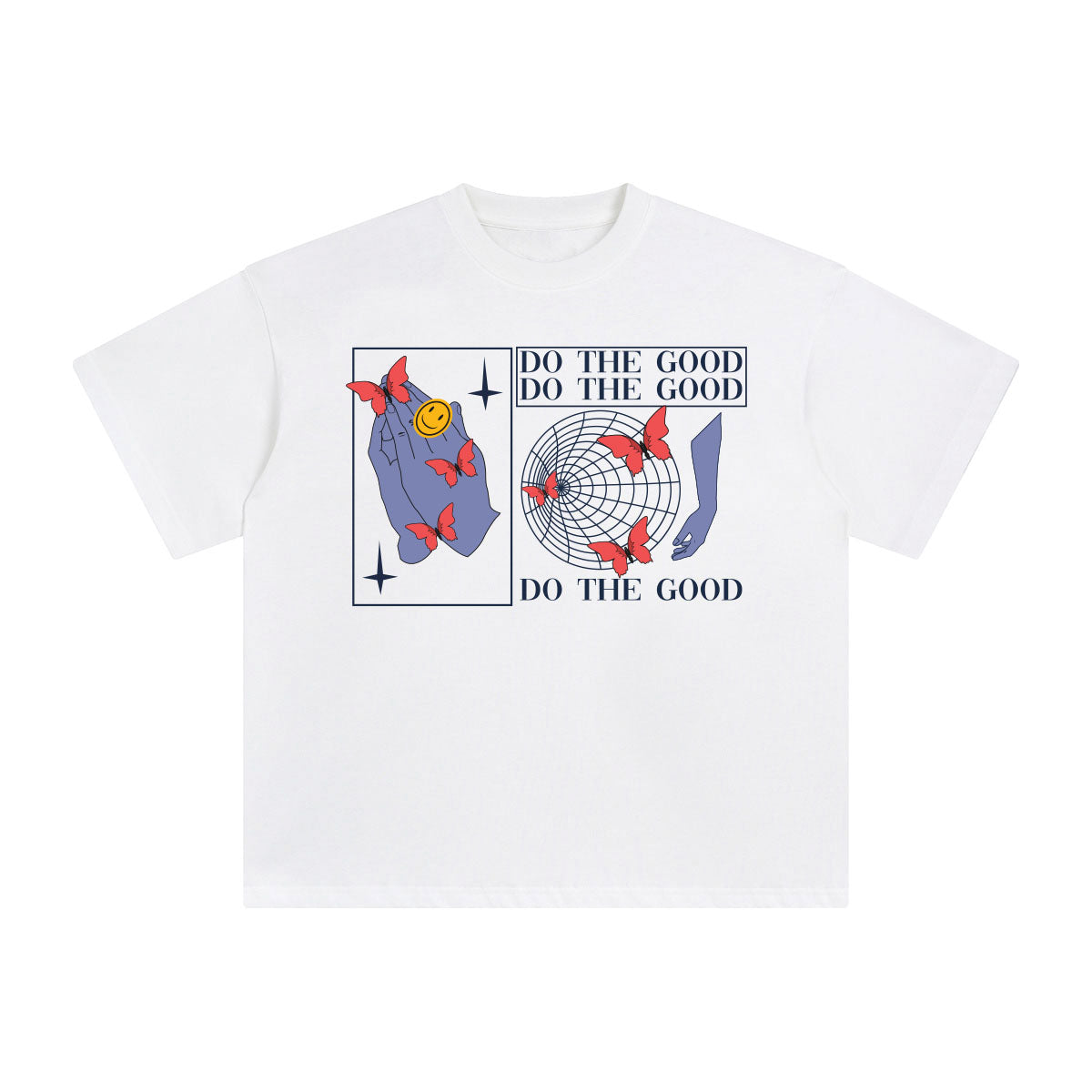 Do the Good Creative Aesthetic Graphic Tee-INNBLAC Fashion Apparel