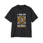 Dog & Slogan Graphic Tee-INNBLAC Fashion Apparel