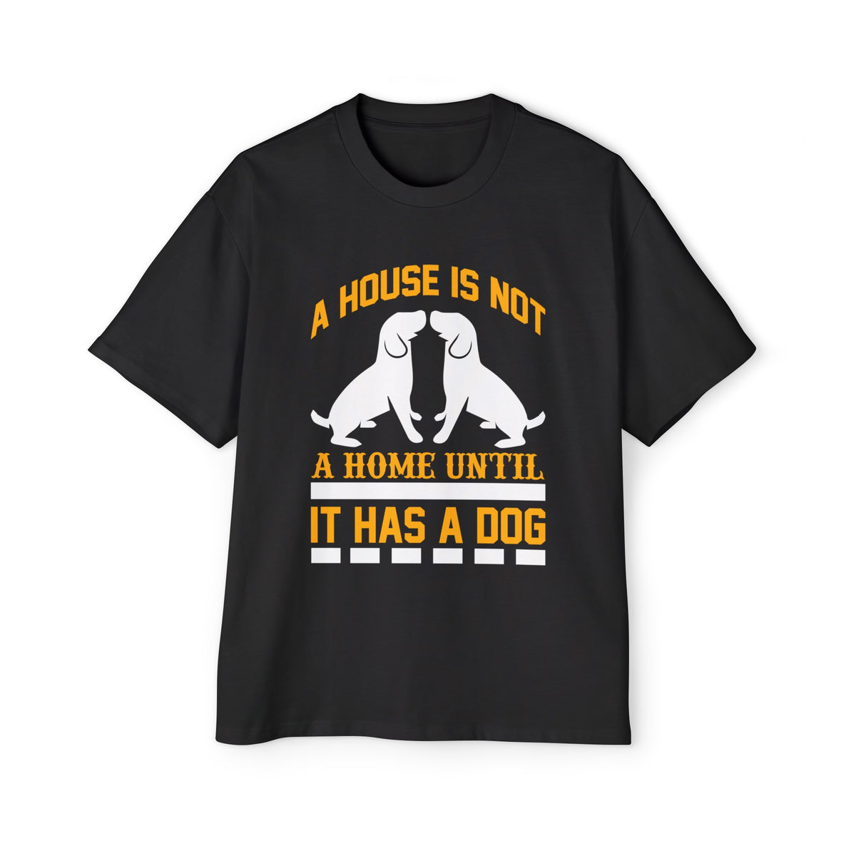 Dogs & Slogan Graphic Tee-INNBLAC Fashion Apparel