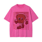 Don't Look Back Graphic Washed Tee-INNBLAC Fashion Apparel