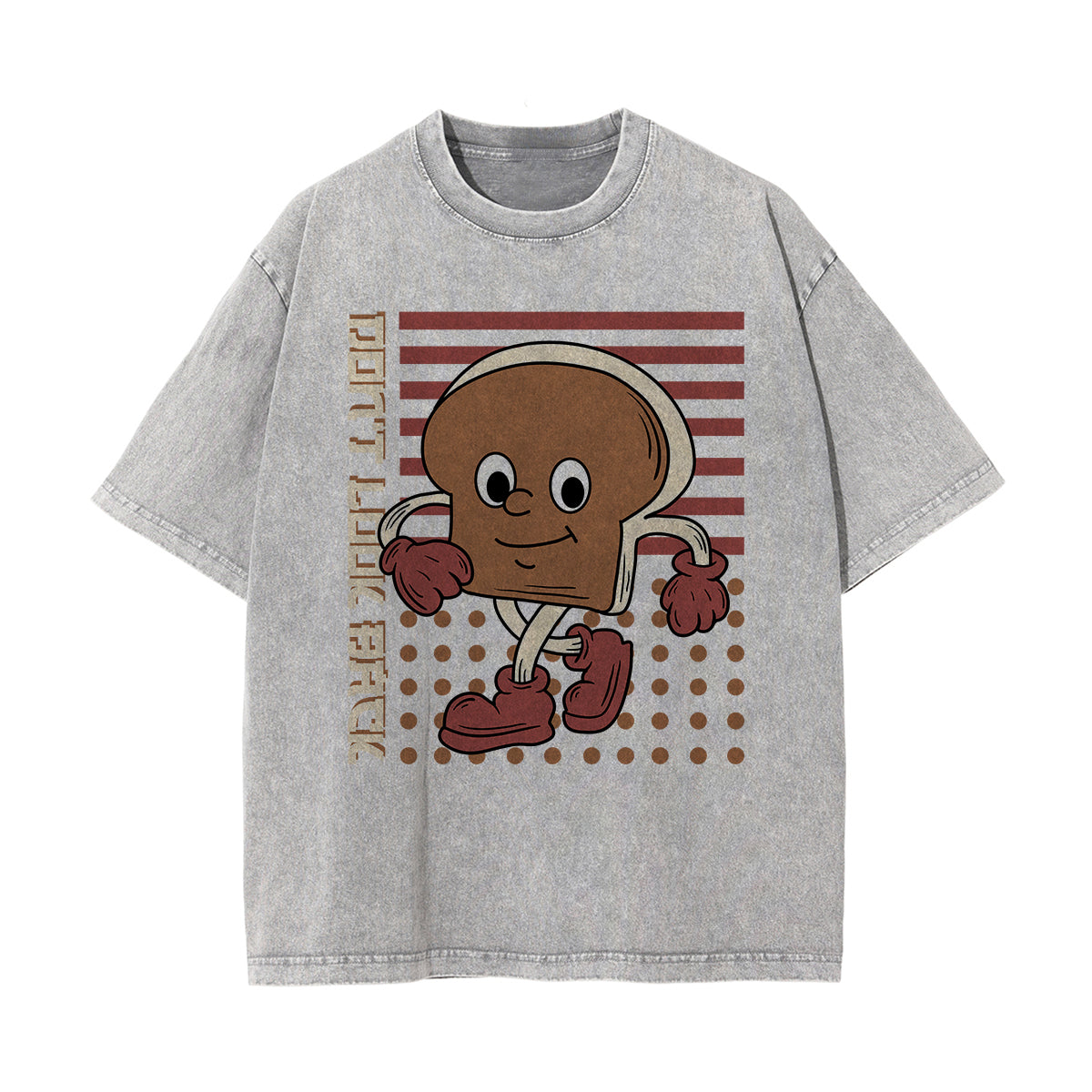 Don't Look Back Graphic Washed Tee-INNBLAC Fashion Apparel